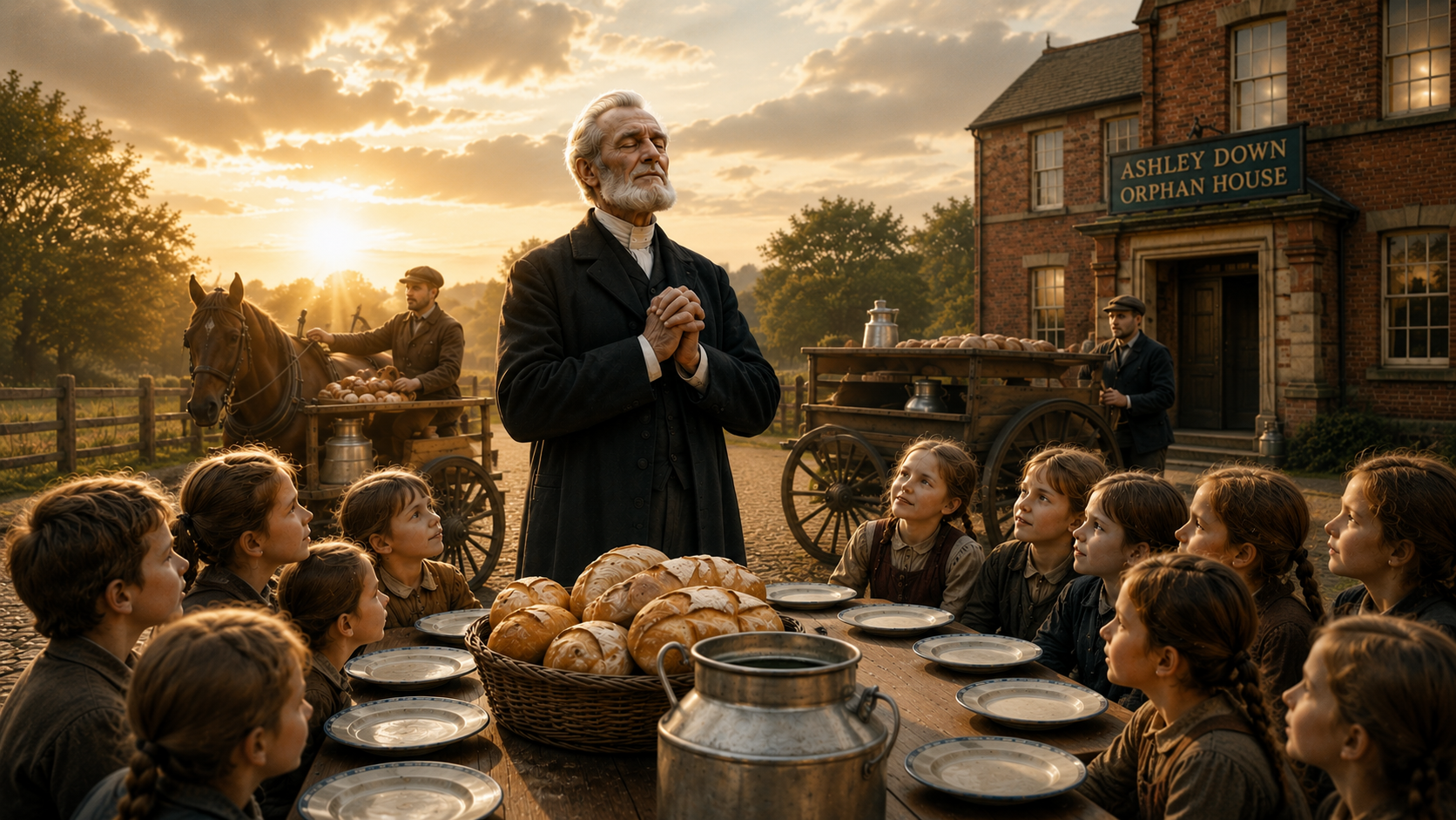 Three Hundred Children, Empty Plates and a Prayer