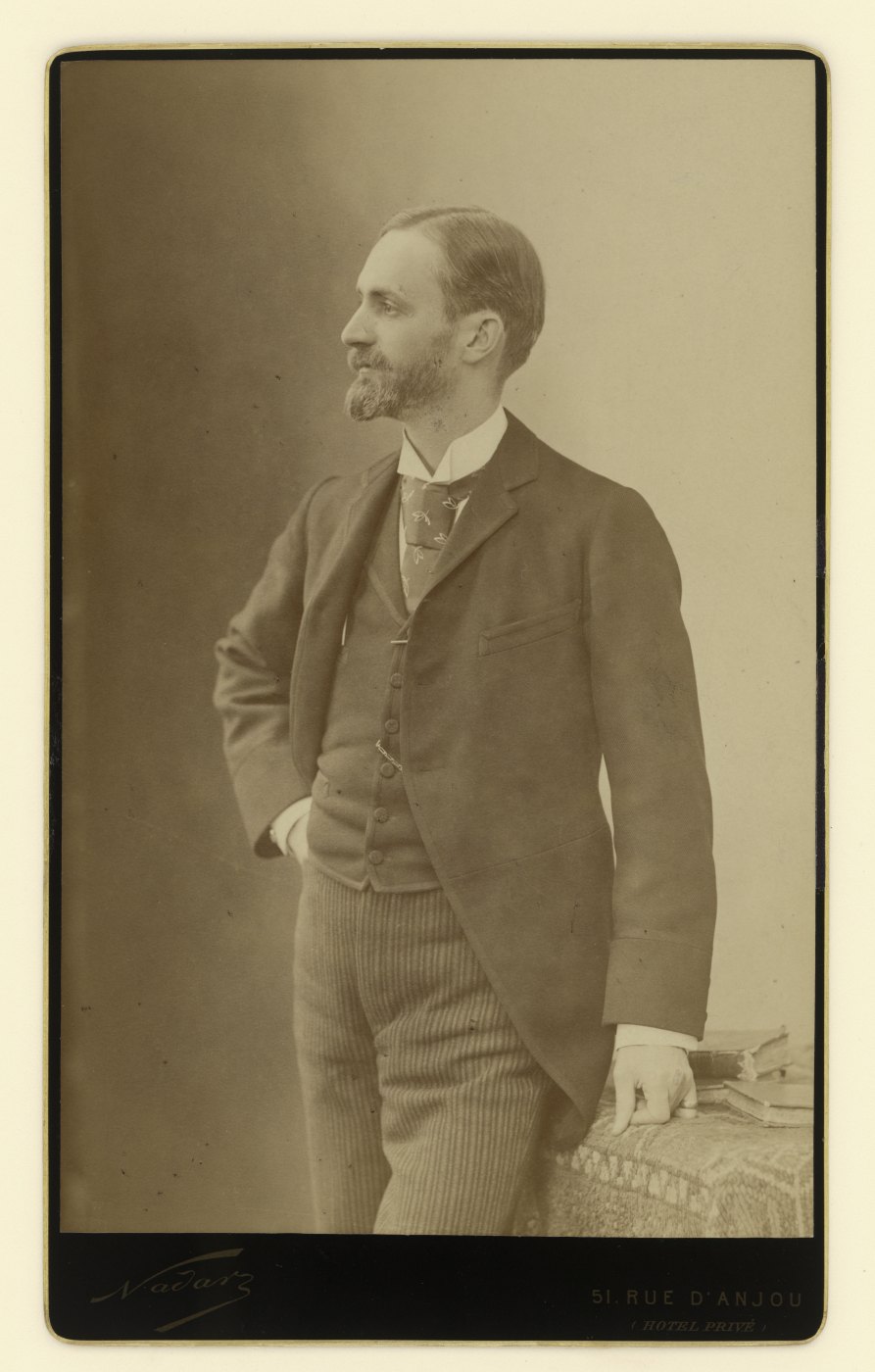 Historical portrait of Kodak founder George Eastman around 1890