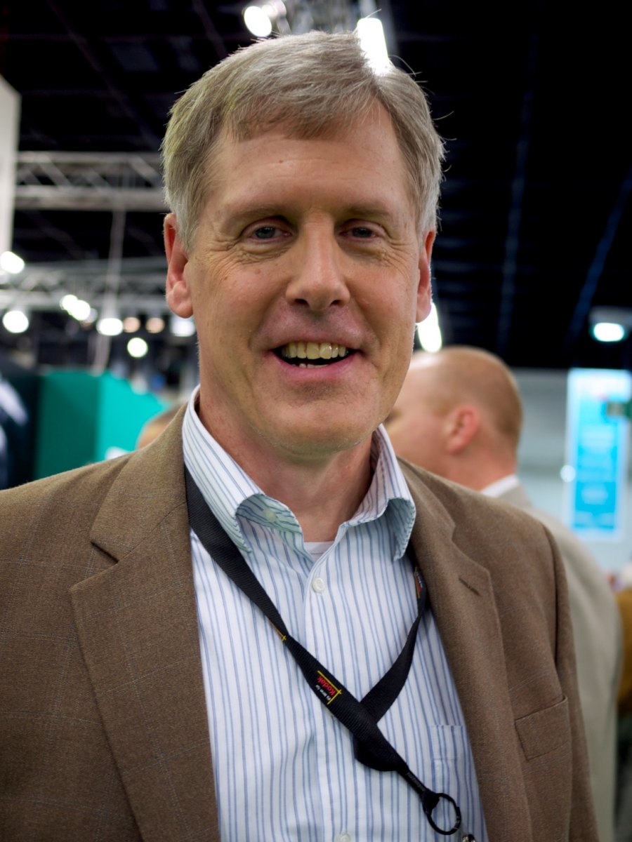Digital camera inventor Steven Sasson at Photokina in 2010